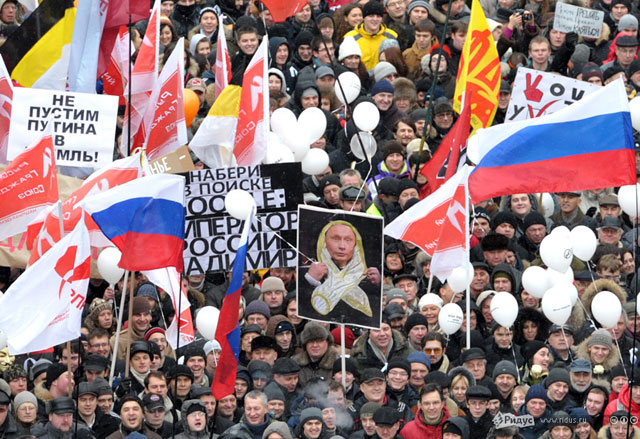 Митинг «За честные выборы» на проспекте Сахарова в Москве 24 декабря 2011 года. © Антон Тушин/Ridus.ru